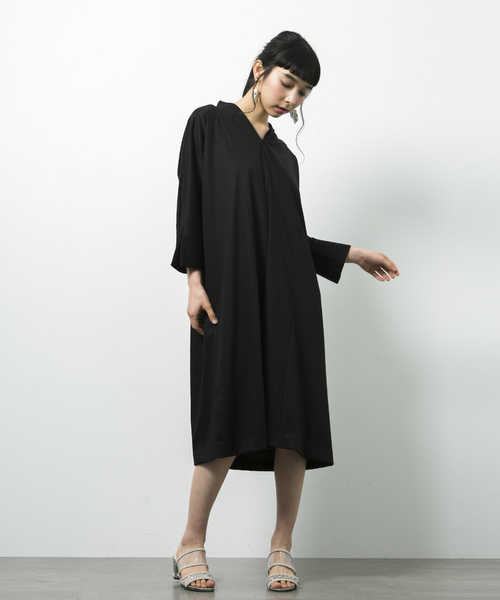 STUDIOUS(ステュディオス)の「ウォッシャブル2wayカットワンピース(ワンピース・レディース・ブラック/ベージュ/ブルー/グリーン・FREE)」の13枚目の写真