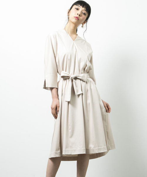 STUDIOUS(ステュディオス)の「ウォッシャブル2wayカットワンピース(ワンピース・レディース・ブラック/ベージュ/ブルー/グリーン・FREE)」の12枚目の写真