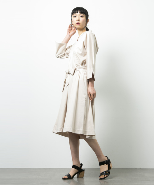 STUDIOUS(ステュディオス)の「ウォッシャブル2wayカットワンピース(ワンピース・レディース・ブラック/ベージュ/ブルー/グリーン・FREE)」の15枚目の写真