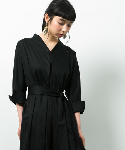 STUDIOUS(ステュディオス)の「ウォッシャブル2wayカットワンピース(ワンピース・レディース・ブラック/ベージュ/ブルー/グリーン・FREE)」の10枚目の写真