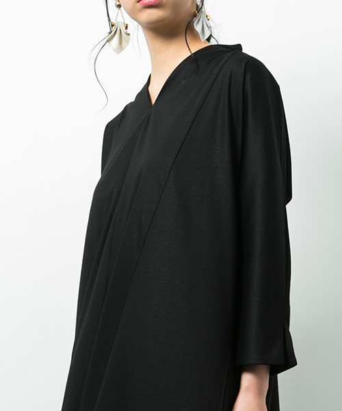 STUDIOUS(ステュディオス)の「ウォッシャブル2wayカットワンピース(ワンピース・レディース・ブラック/ベージュ/ブルー/グリーン・FREE)」の5枚目の写真