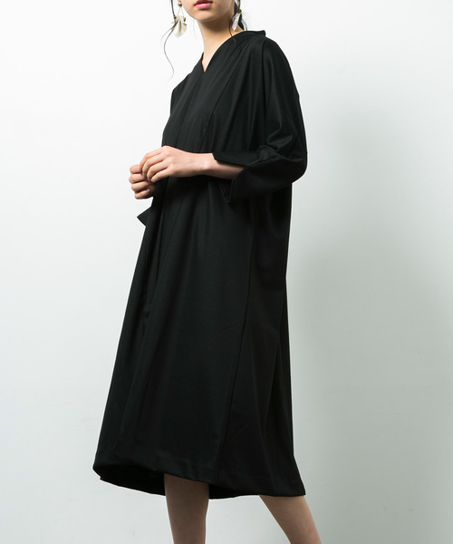 STUDIOUS(ステュディオス)の「ウォッシャブル2wayカットワンピース(ワンピース・レディース・ブラック/ベージュ/ブルー/グリーン・FREE)」の7枚目の写真