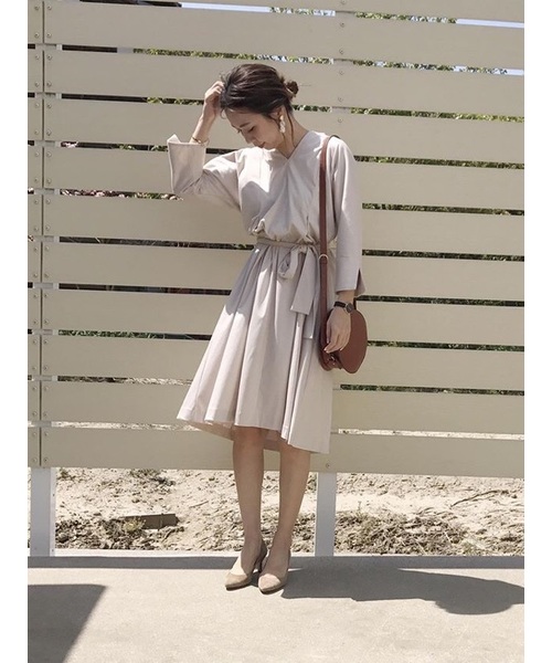 STUDIOUS(ステュディオス)の「ウォッシャブル2wayカットワンピース(ワンピース・レディース・ブラック/ベージュ/ブルー/グリーン・FREE)」の11枚目の写真