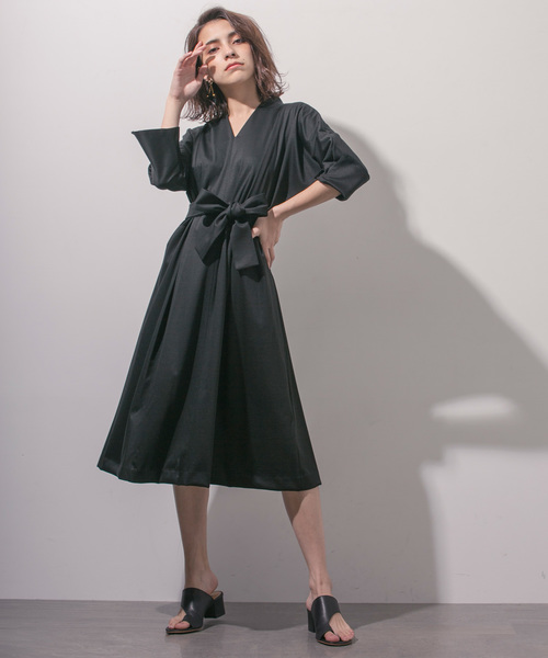 STUDIOUS(ステュディオス)の「ウォッシャブル2wayカットワンピース(ワンピース・レディース・ブラック/ベージュ/ブルー/グリーン・FREE)」の19枚目の写真