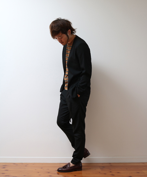 ADAM ET ROPE'（アダムエロペ）の「【MBコラボ】ブラックイージースラックス（その他パンツ・メンズ・ブラック・S/L/M）」の15枚目の写真