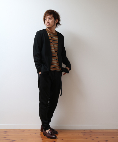 ADAM ET ROPE'（アダムエロペ）の「【MBコラボ】ブラックイージースラックス（その他パンツ・メンズ・ブラック・S/L/M）」の16枚目の写真