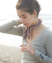 Effect by ALEXIA STAM | Water Drop Larimar Ring Silver/リング(リング)