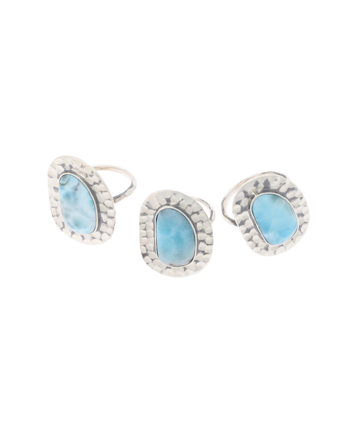 Effect by ALEXIA STAM（エフェクトバイアリシアスタン）の「Water Drop Larimar Ring Silver/リング（リング・レディース・シルバー/ゴールド・11号/13号）」の7枚目の写真
