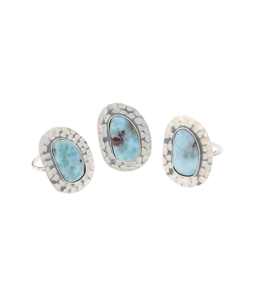 Effect by ALEXIA STAM（エフェクトバイアリシアスタン）の「Water Drop Larimar Ring Silver/リング（リング・レディース・シルバー/ゴールド・11号/13号）」の8枚目の写真