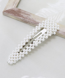 【単品】 ミニパール カバーヘアピン パールアクセ