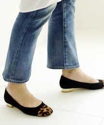 LE TALON | スクエアトゥキャップフラット◆(その他シューズ)