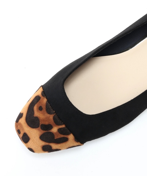 LE TALON（ルタロン）の「スクエアトゥキャップフラット◆（その他シューズ・レディース・ブラック/ブルー/ピンク/オレンジ・22.5/23/23.5/24/24.5/25cm/22cm）」の7枚目の写真