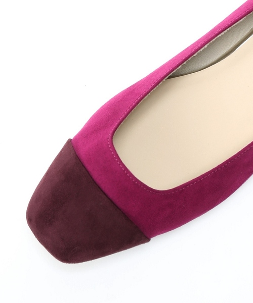 LE TALON（ルタロン）の「スクエアトゥキャップフラット◆（その他シューズ・レディース・ブラック/ブルー/ピンク/オレンジ・22.5/23/23.5/24/24.5/25cm/22cm）」の13枚目の写真