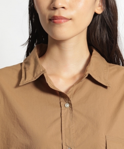 niko and...(ニコアンド)の「マーセビッグシャツ/シルクプロテイン(シャツ/ブラウス・レディース・ホワイト/ブラック/オリーブ・MEDIUM/LARGE)」の10枚目の写真