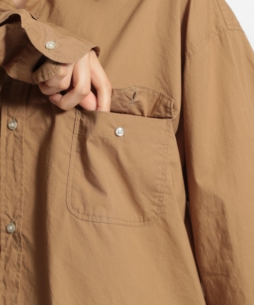 niko and...(ニコアンド)の「マーセビッグシャツ/シルクプロテイン(シャツ/ブラウス・レディース・ホワイト/ブラック/オリーブ・MEDIUM/LARGE)」の11枚目の写真