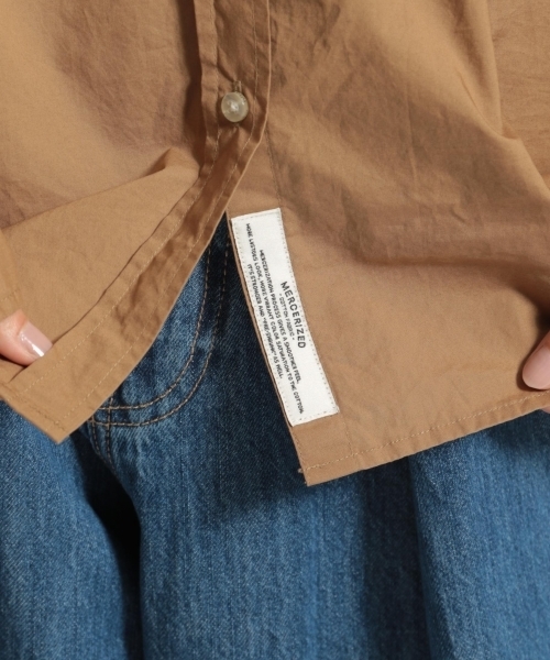 niko and...(ニコアンド)の「マーセビッグシャツ/シルクプロテイン(シャツ/ブラウス・レディース・ホワイト/ブラック/オリーブ・MEDIUM/LARGE)」の16枚目の写真