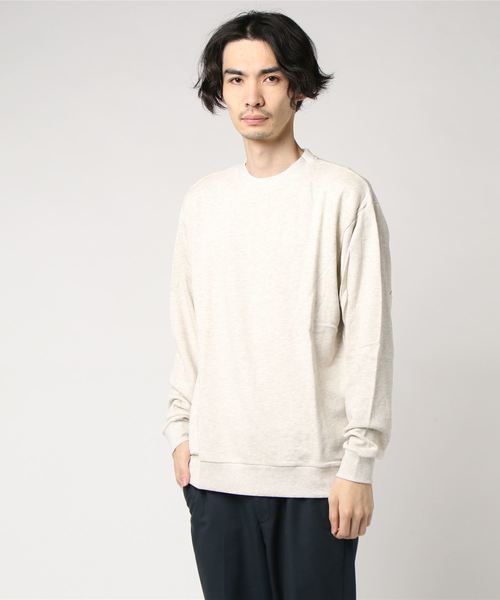 WEGO(ウィゴー)の「WEGO/カラー裏毛プルオーバー(スウェット・メンズ・杢グレー/ネイビー/ホワイト/オートミール/ブラック・SMALL/LARGE/MEDIUM)」の10枚目の写真