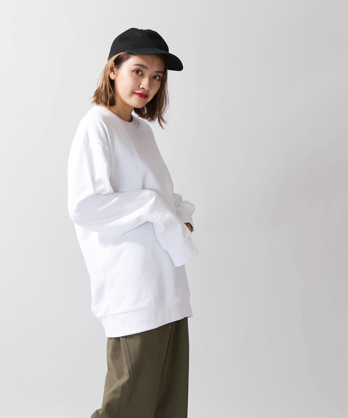 WEGO(ウィゴー)の「WEGO/カラー裏毛プルオーバー(スウェット・メンズ・杢グレー/ネイビー/ホワイト/オートミール/ブラック・SMALL/LARGE/MEDIUM)」の15枚目の写真