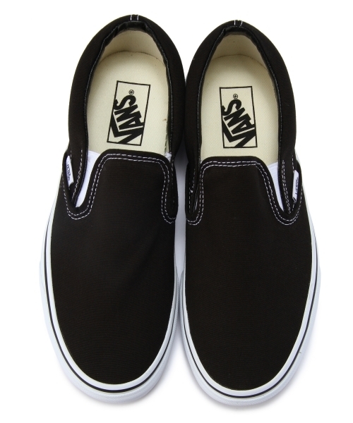 UNITED ARROWS（ユナイテッドアローズ）の「VANS CLASSIC SLIP-ON（ブラック） スニーカー ◆（スニーカー・レディース・ブラック・5/5h/6/6h/4h）」の3枚目の写真