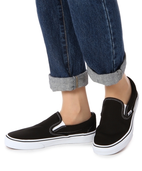 UNITED ARROWS（ユナイテッドアローズ）の「VANS CLASSIC SLIP-ON（ブラック） スニーカー ◆（スニーカー・レディース・ブラック・5/5h/6/6h/4h）」の9枚目の写真