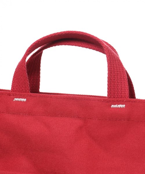 GLOBAL WORK(グローバルワーク)の「GLOBAL WORK LOGO トート2WAY2/817047(トートバッグ・レディース・クリアレッド/その他・FREE)」の3枚目の写真