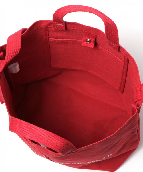 GLOBAL WORK(グローバルワーク)の「GLOBAL WORK LOGO トート2WAY2/817047(トートバッグ・レディース・クリアレッド/その他・FREE)」の9枚目の写真