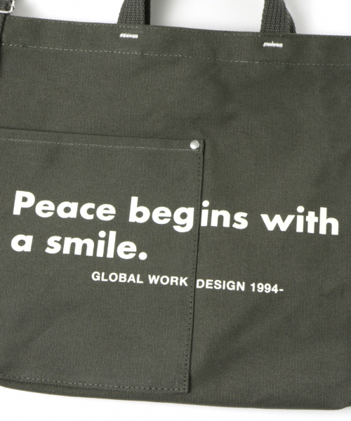 GLOBAL WORK(グローバルワーク)の「GLOBAL WORK LOGO トート2WAY2/817047(トートバッグ・レディース・クリアレッド/その他・FREE)」の15枚目の写真