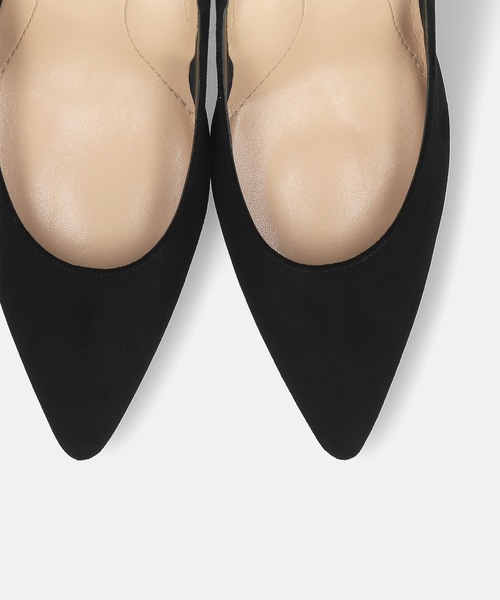 MAMIAN（マミアン）の「iCoN COLORS / ポインテッドトゥ スエード パンプス (9.0cmヒール)（パンプス・レディース・ブラック/ライトグレー/ライトベージュ/パープル/グレイッシュベージュ/ネイビー/ベージュ/ボルドー/スモークピンク/ベージュ系その他/キャメル/チャコールグレー・22.0cm/22.5cm/23.0cm/23.5cm/24.0cm/24.5cm/21.5cm）」の15枚目の写真