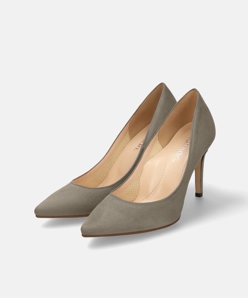 MAMIAN（マミアン）の「iCoN COLORS / ポインテッドトゥ スエード パンプス (9.0cmヒール)（パンプス・レディース・ブラック/ライトグレー/ライトベージュ/パープル/グレイッシュベージュ/ネイビー/ベージュ/ボルドー/スモークピンク/ベージュ系その他/キャメル/チャコールグレー・22.0cm/22.5cm/23.0cm/23.5cm/24.0cm/24.5cm/21.5cm）」の22枚目の写真