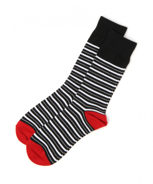 GLOBAL WORK（グローバルワーク）の「クルーソックスSS/820538（ソックス/靴下・メンズ・ライトグレー/ライトブルー/ブラック/サックスブルー/その他/その他1/グレー系その他/ブルー系その他/ベビーピンク/レッド系その他/ゴールド系その他/グレー系その他3/グレー系その他4/ブルー系その他4・FREE）」の5枚目の写真