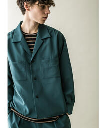 MONKEY TIME | ＜monkey time＞ PE/TRO CROPPED OPEN SHIRT/クロップドシャツ(シャツ/ブラウス)