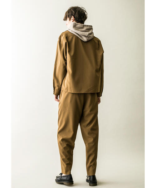 MONKEY TIME（モンキータイム）の「＜monkey time＞ PE/TRO CROPPED OPEN SHIRT/クロップドシャツ（シャツ/ブラウス・メンズ・ダークグリーン/ブラウン・M/S/XL/L）」の8枚目の写真