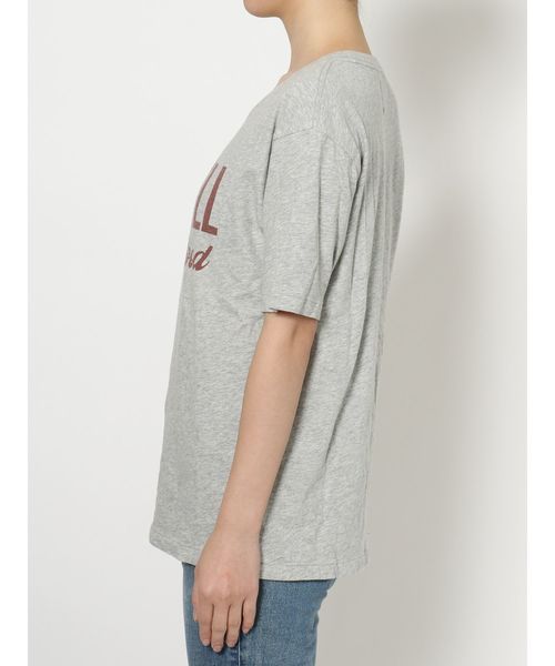 Ungrid（アングリッド）の「TIME WILLプリントTee（Tシャツ/カットソー・レディース・グレー/オフホワイト/イエロー・FREE）」の6枚目の写真