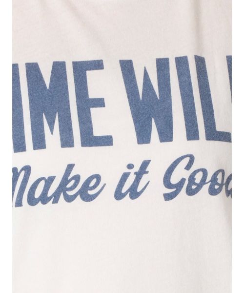 Ungrid（アングリッド）の「TIME WILLプリントTee（Tシャツ/カットソー・レディース・グレー/オフホワイト/イエロー・FREE）」の11枚目の写真