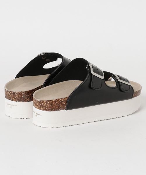 WEGO（ウィゴー）の「WEGO/厚底コンフォートサンダル（サンダル・レディース・ホワイト/ブラック/シルバー・SMALL/MEDIUM/LARGE）」の5枚目の写真