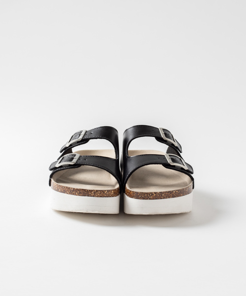 WEGO（ウィゴー）の「WEGO/厚底コンフォートサンダル（サンダル・レディース・ホワイト/ブラック/シルバー・SMALL/MEDIUM/LARGE）」の7枚目の写真