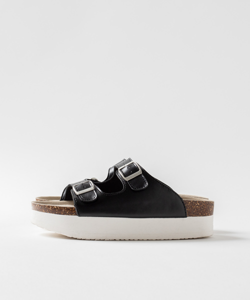 WEGO（ウィゴー）の「WEGO/厚底コンフォートサンダル（サンダル・レディース・ホワイト/ブラック/シルバー・SMALL/MEDIUM/LARGE）」の12枚目の写真