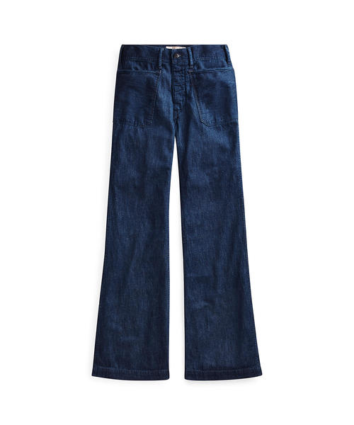 RRL Ralph Lauren(ダブル アール エル)の「ハイライズ フレアード 購入超安い RRLデニムパンツ デニム/ジーンズ