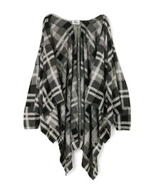 Vivienne Westwood ブランケット カーディガン　バイカラー ワンポイントORB ブランケットフーディーカーディガン(ブラック