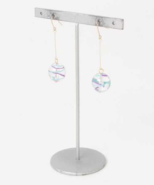 カヤ（カヤ）の「【カヤ】水風船ピアス（ピアス（両耳用）・レディース・パープル/イエロー/ブルー・FREE）」の6枚目の写真