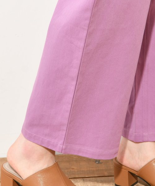 natural couture（ナチュラルクチュール）の「おしゃれカラーチノパンツ（チノパンツ・レディース・アイボリー/ミント/ラベンダー/レンガ・FREE）」の11枚目の写真