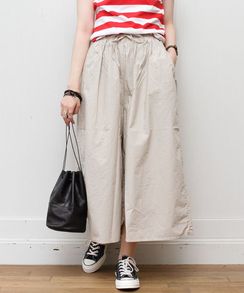 Brocante(ブロカント)の「BROCANTE/ブロカント サックパンツ 33-229(その他パンツ・レディース・ブラック/ベージュ/グレー/ナチュラル・2)」の4枚目の写真