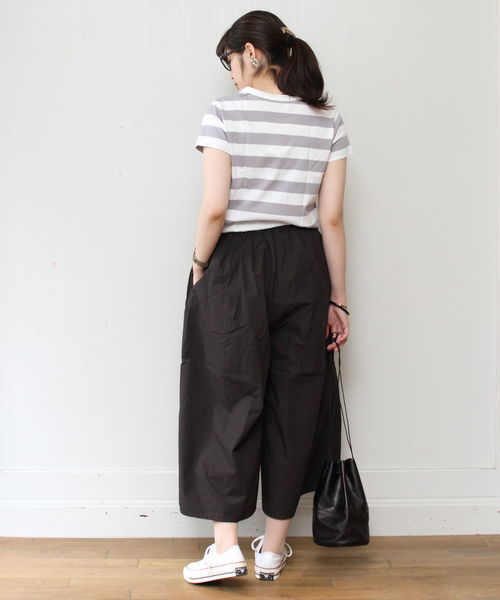 Brocante(ブロカント)の「BROCANTE/ブロカント サックパンツ 33-229(その他パンツ・レディース・ブラック/ベージュ/グレー/ナチュラル・2)」の13枚目の写真