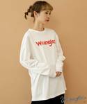 E hyphen world gallery | 【別注】WRANGLER ﾛｺﾞﾛﾝｸﾞT(Tシャツ/カットソー)