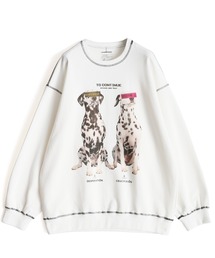 SHAREEF | "DALMATIAN" BIG SWEAT(スウェット)