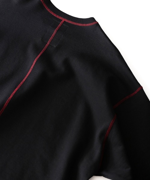 SHAREEF（シャリーフ）の「"DALMATIAN" BIG SWEAT（スウェット・メンズ・ホワイト/ブラック/ダークグリーン/ライム/オレンジ・1/2/3）」の15枚目の写真