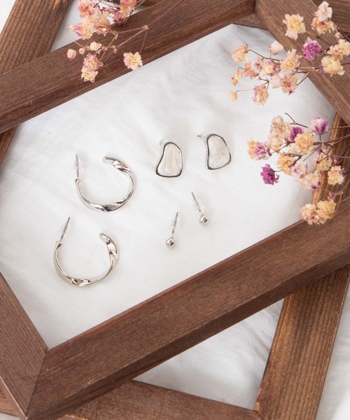 WEGO（ウィゴー）の「WEGO/【6点セット】セットピアス（ピアス（両耳用）・レディース・その他1/その他2/その他3/その他4/その他5/その他6・FREE）」の4枚目の写真