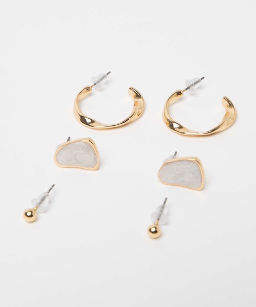 WEGO（ウィゴー）の「WEGO/【6点セット】セットピアス（ピアス（両耳用）・レディース・その他1/その他2/その他3/その他4/その他5/その他6・FREE）」の10枚目の写真