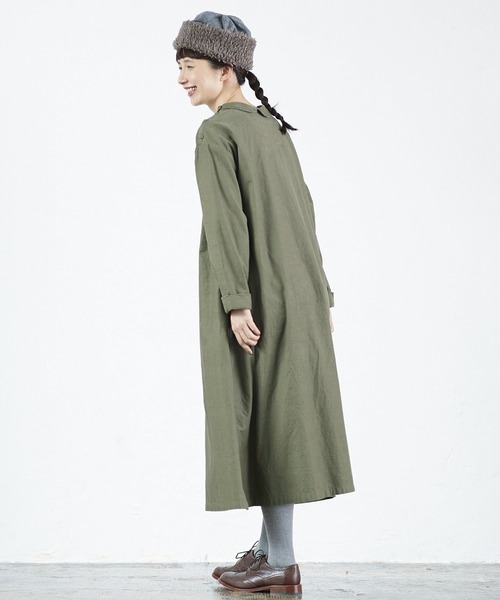 Sunny clouds(サニークラウズ)の「サニークラウズ kazumiのカーキなワンピース〈レディース〉(ワンピース・レディース・カーキ・NM/MEDIUM/LARGE/X-LARGE/XX-LARGE)」の4枚目の写真