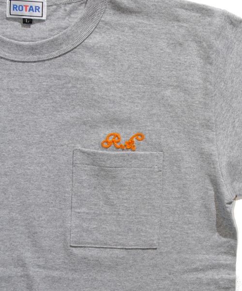 ROTAR(ローター)の「R.t.1P Pocket Tee ヘビーオンス ポケットTシャツ(Tシャツ/カットソー・メンズ・ホワイト/ブラック/ネイビー/ヘザーグレー・SMALL/MEDIUM/LARGE/X-LARGE)」の7枚目の写真